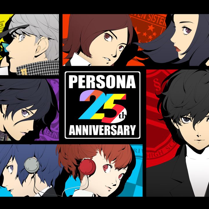 Promo art for the 25th anniversary of the Persona franchise.