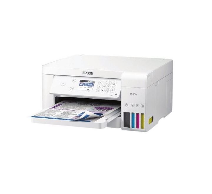 Epson EcoTank ET-3710 All-in-One Supertank Printer on white background.