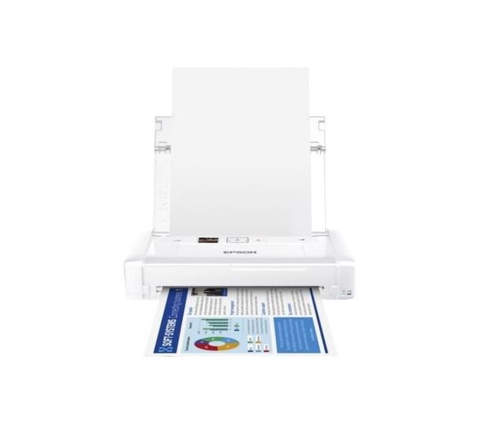 Epson WorkForce EC-C110 Wireless Mobile Connect Printer on white background.