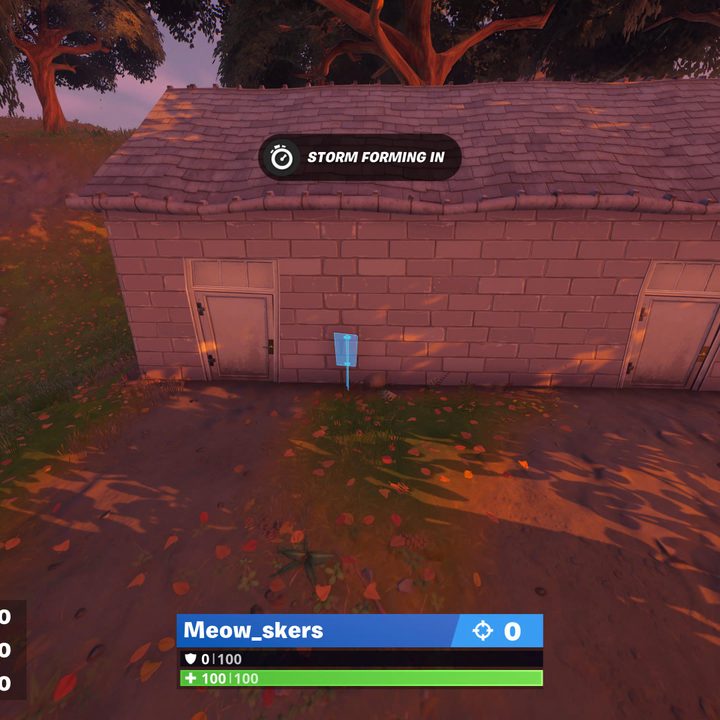 Fortnite challenge guide: Place missing person signs in Weeping Woods and Misty Meadows.