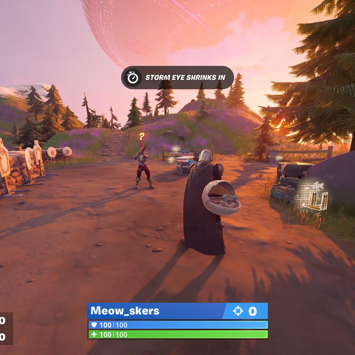Taking on Riot in Fortnite.