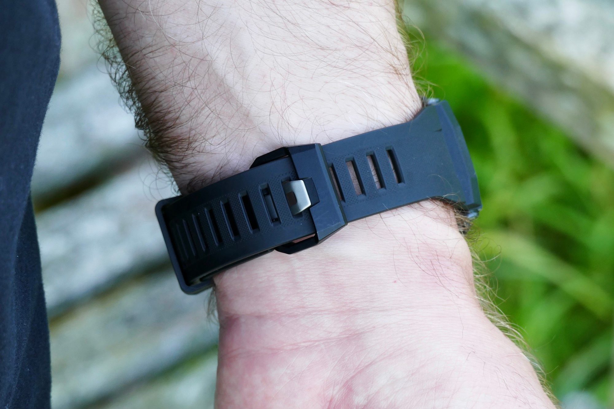 The strap on the Casio G-Shock GBD-200.
