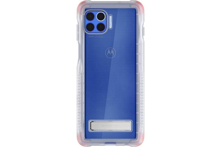 Ghostek Covert Clear Case with Stand for the Motorola One 5G.