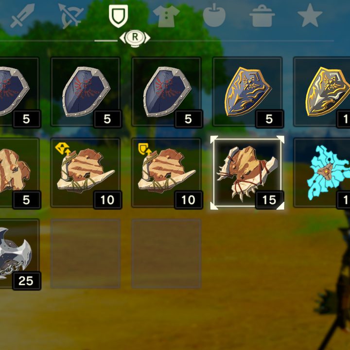 Updated icons in Breath of the Wild.