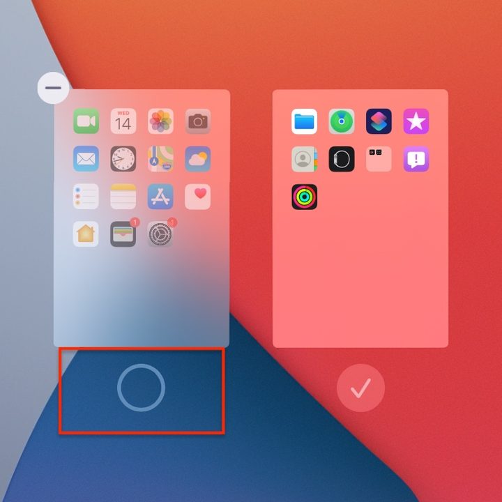 Hide Home Screen in iOS 15.