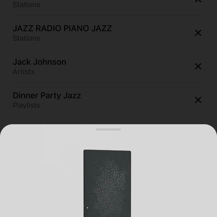 Ikea Symfonisk Picture Frame Speaker Sonos app screenshot.