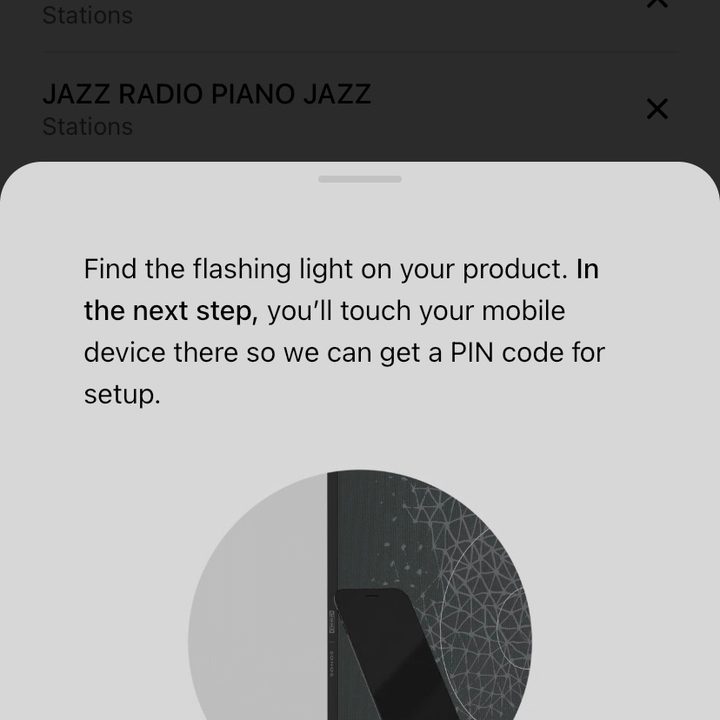 Ikea Symfonisk Picture Frame Speaker Sonos app screenshot.