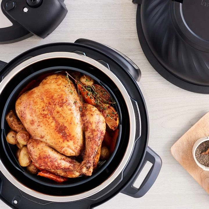 Countertop bird's eye view of the Instant Pot Duo Crisp 11.