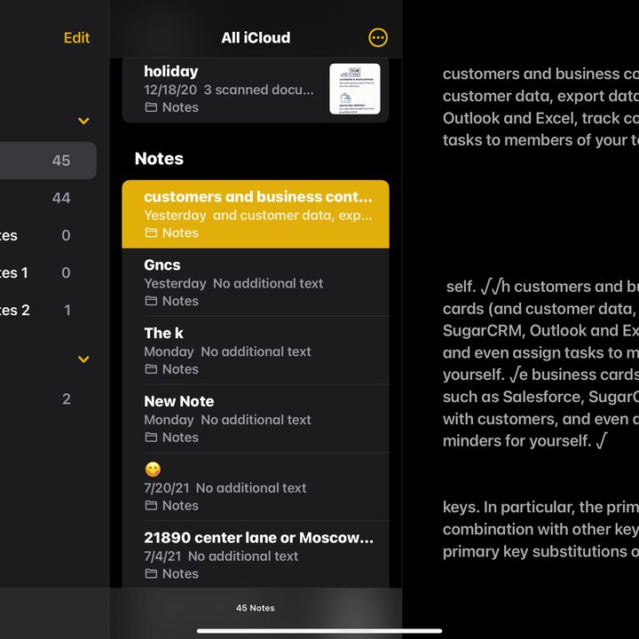 iPadOS 14 App Sidebar.