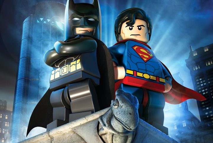 Batman and Superman in Lego Batman: DC Superheroes.