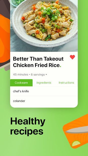 Mealime healthy recipes.