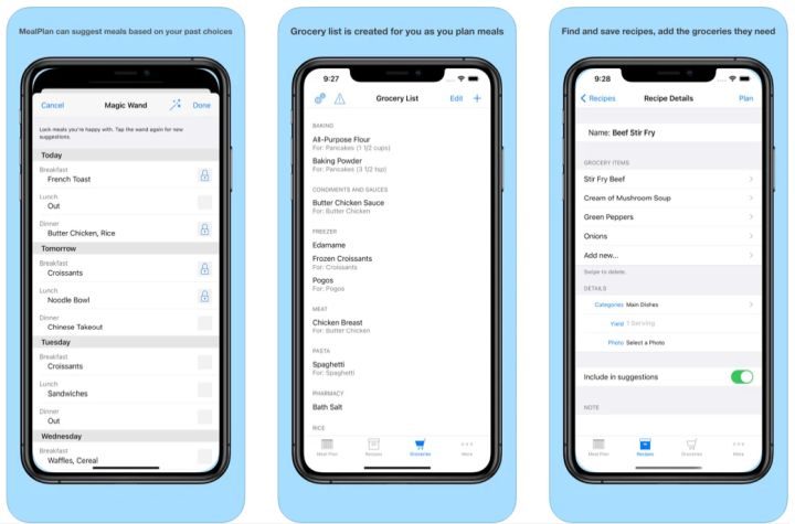 MealPlan+ app.