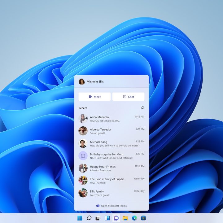 Microsoft Teams gets a new flyout Chat experience on Windows 11.
