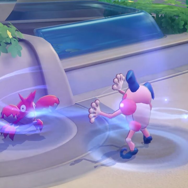 Mr. Mime combat in Pokémon Unite.