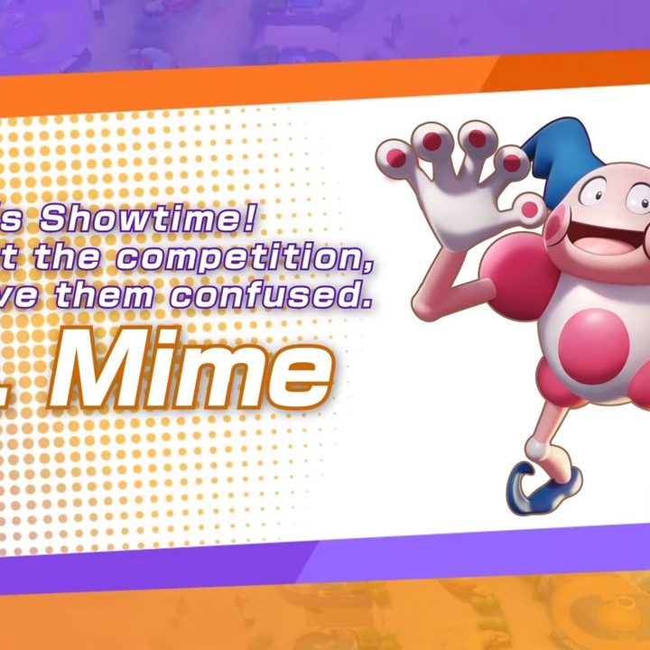 Mr. Mime Pokémon Unite infographic.