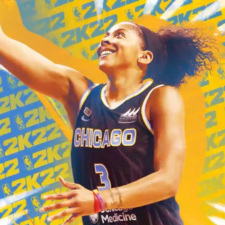 Candace Parker will be the first WNBA player to be on the cover of an NBA 2K title.