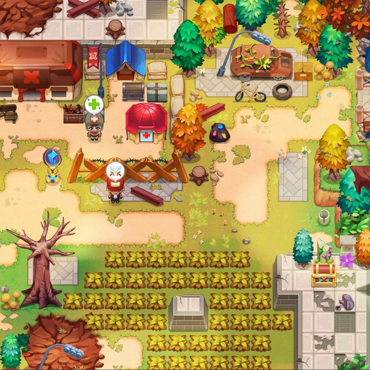 A town in Nexomon: Extinction.