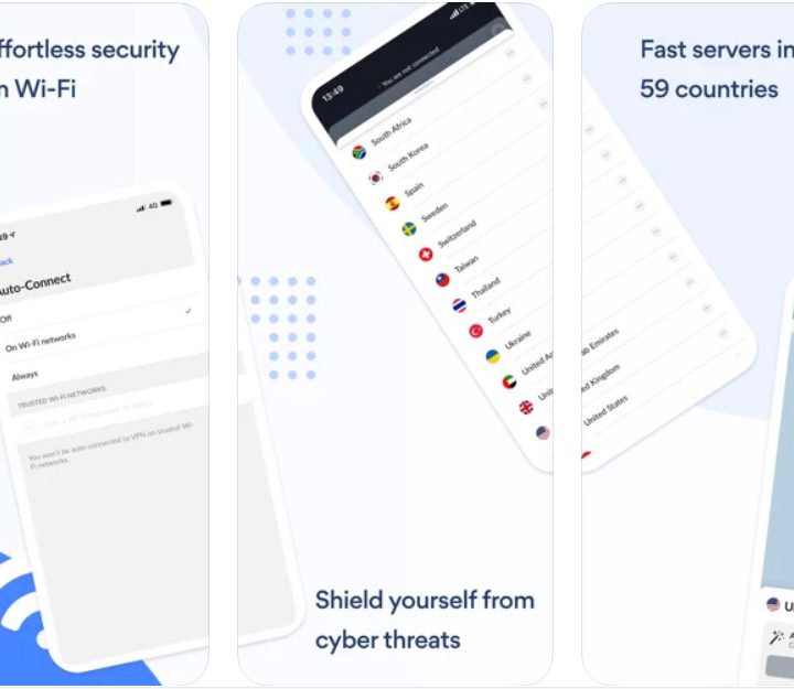 NordVPN app.