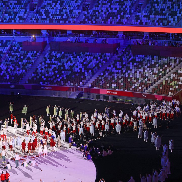 The Olympics opening ceremony.