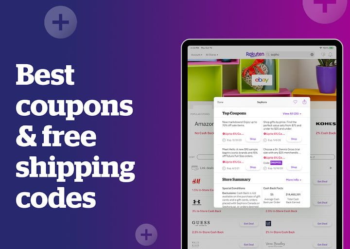 Rakuten's best coupons.