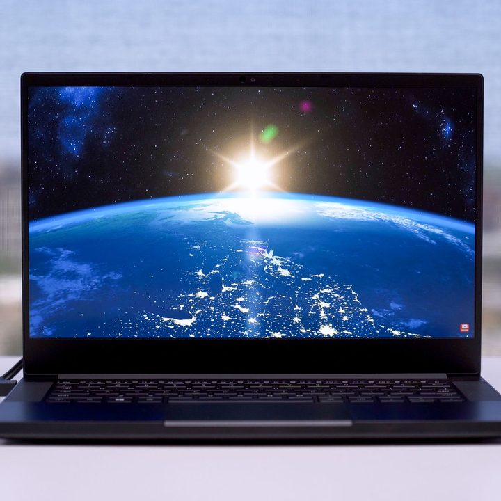 The Razer Blade 14, showing off some impressive visuals with its 1440p screen.