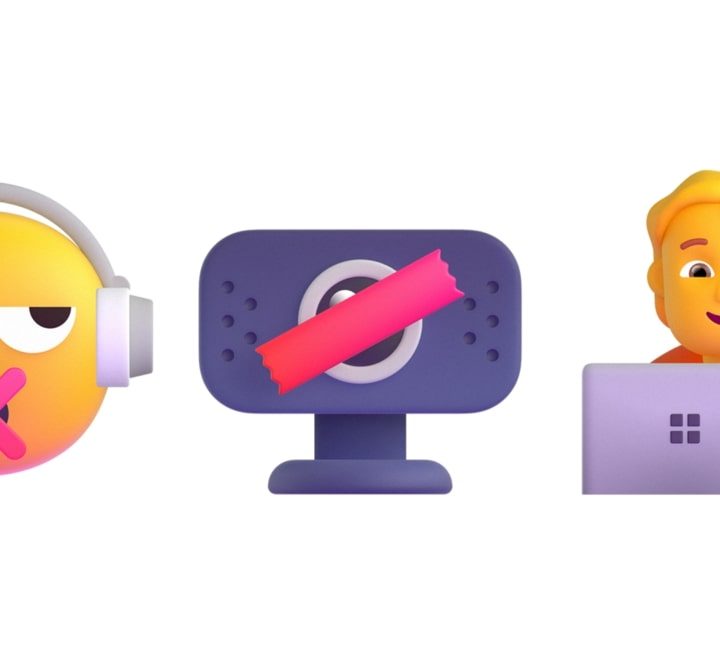 Five new work-from-home emoji that will be introduced.