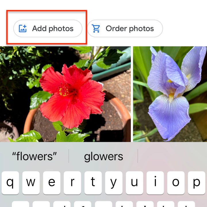 Sharing photos on Google.