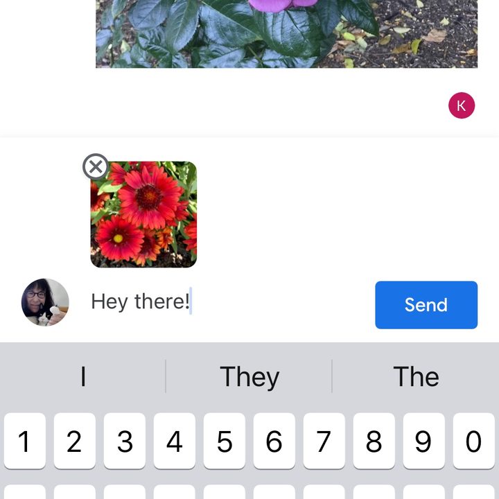 Send photos via Google.