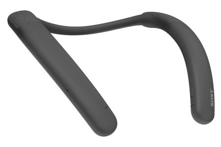 Product photo of the Sony SRS-NB10 neckband speaker.