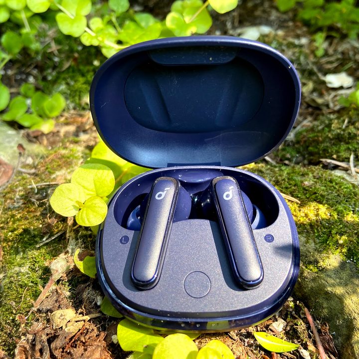 Soundcore Life P3 inside charging case.