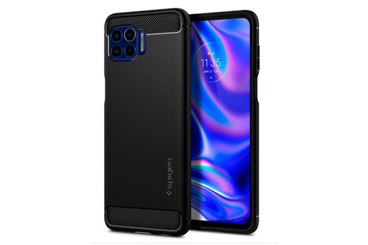 Spigen Rugged Armor Case for the Motorola One 5G.