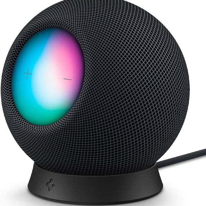 The Spigen Silicone Fit for HomePod mini.