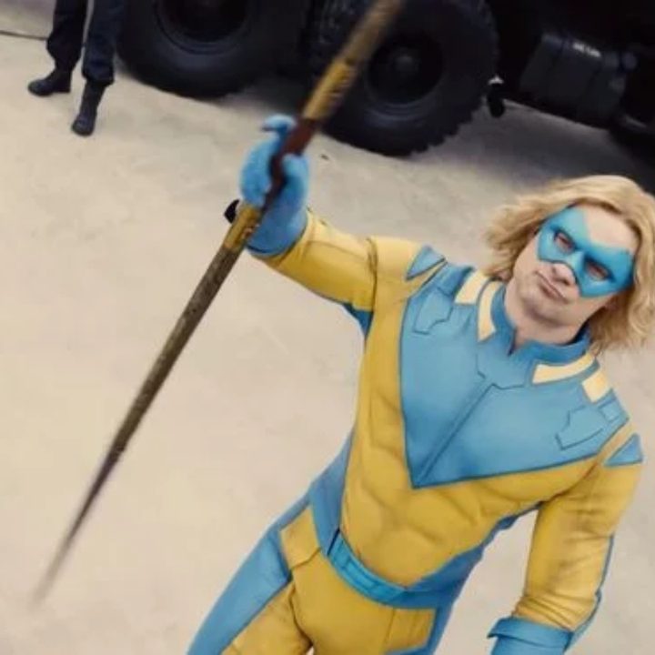 Flula Borg as Javelin in The Suicide Squad.