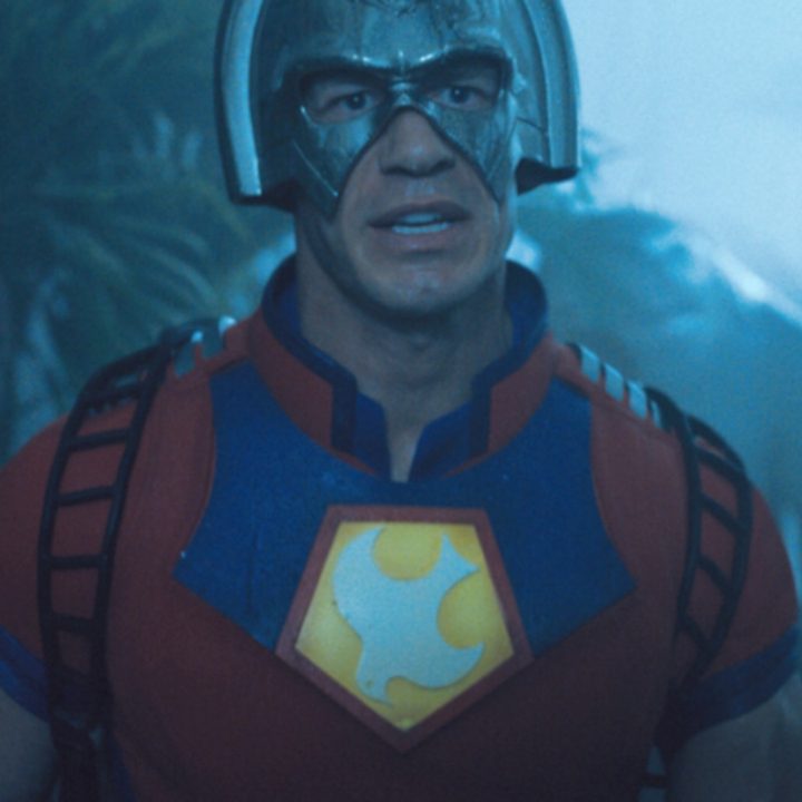 John Cena as Peacemaker in The Suicide Squad.