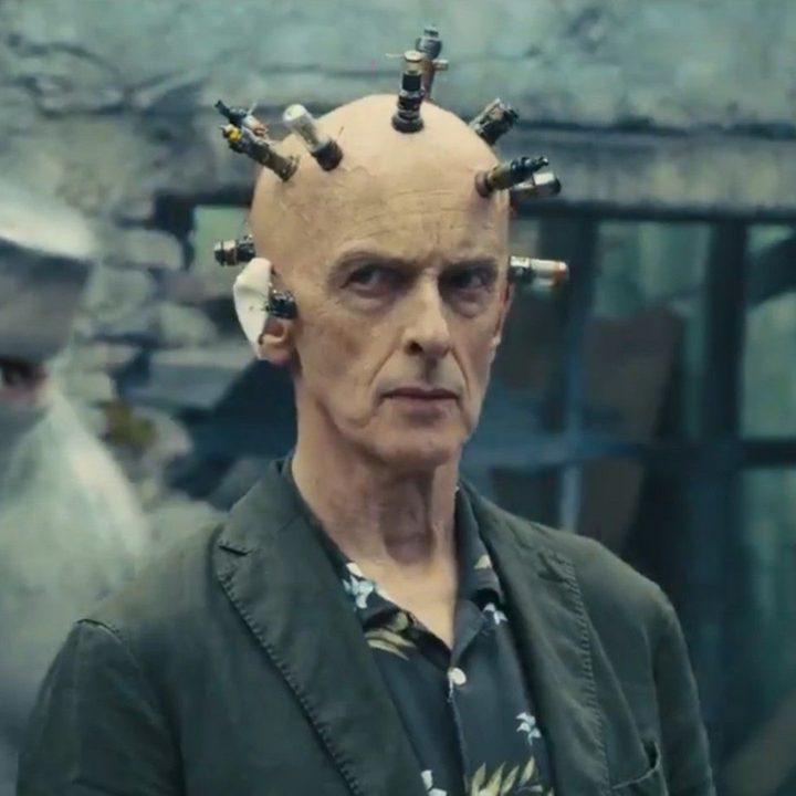 Peter Capaldi as The Thinker in The Suicide Squad.