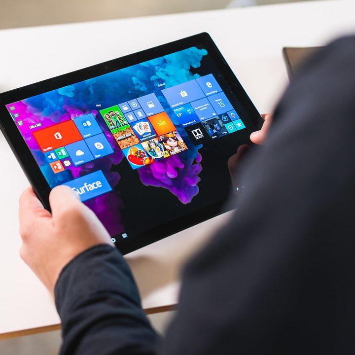 Surface with Windows 10.