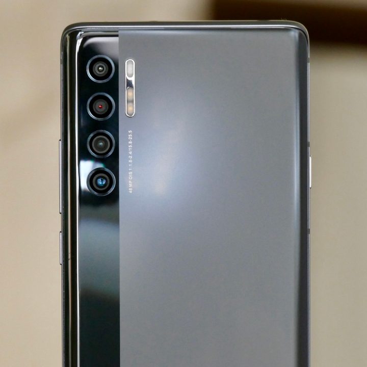 TCL 20 Pro 5G camera lenses.