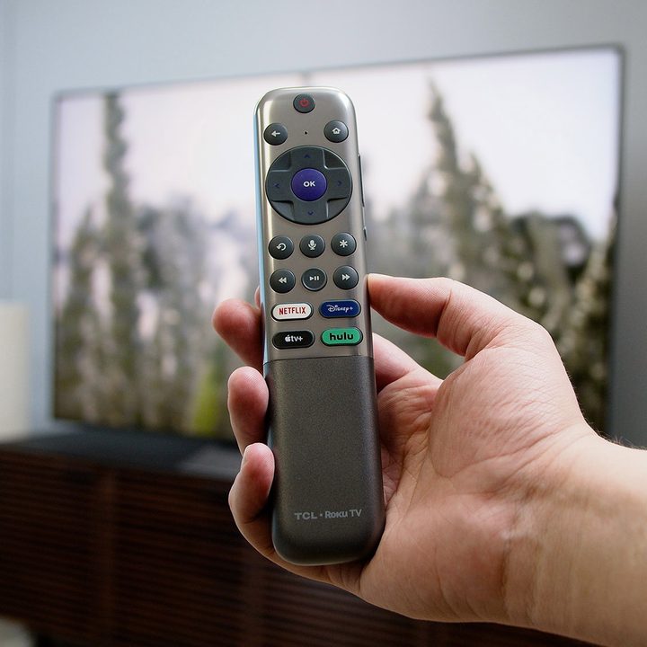All new designed roku remote for the TCL 6-Series model R648 Roku TV.