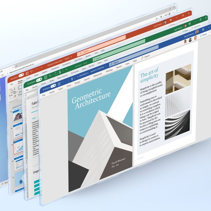 A view of some of the Windows 365 Cloud PC apps.