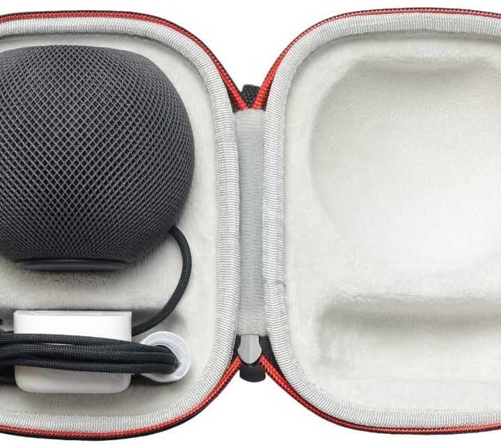 The YWL Hard Travel Case for HomePod mini.