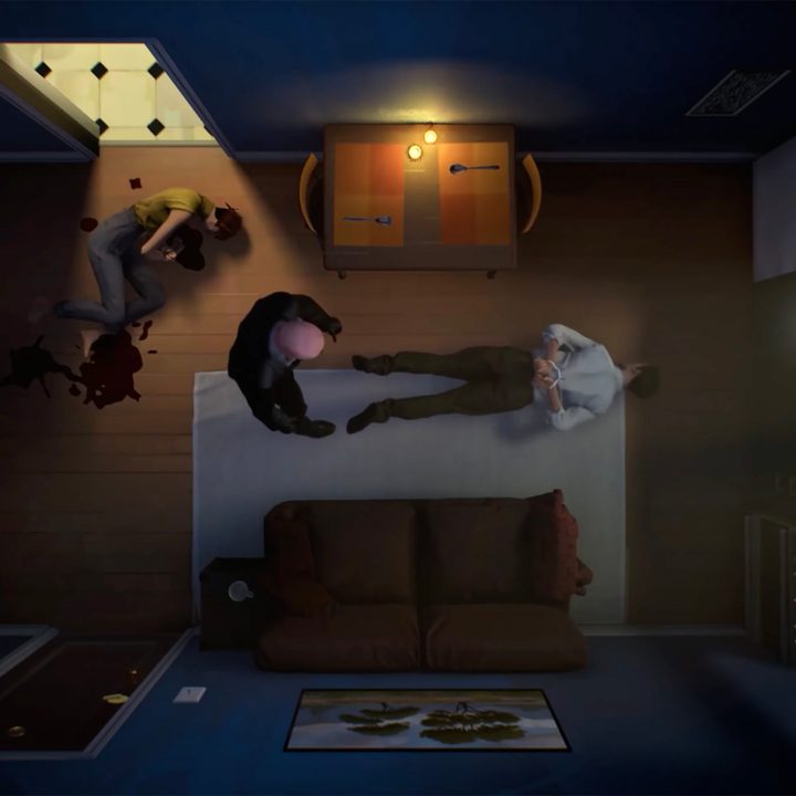 Three people in the room. Wife dead on the floor in 12 Minutes.