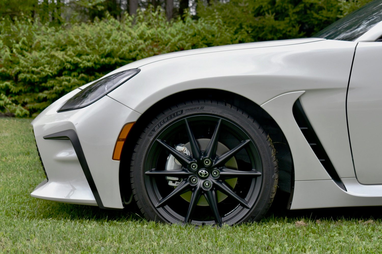 Detail view of the 2022 Toyota GR 86.