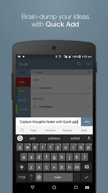 best to do list apps for students 2do quick add