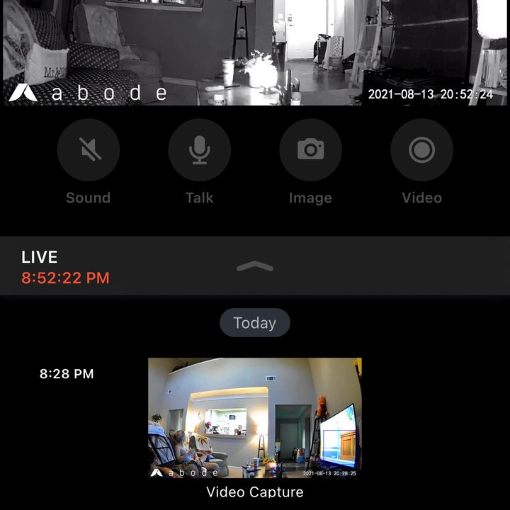 Abode Cam Nightvision