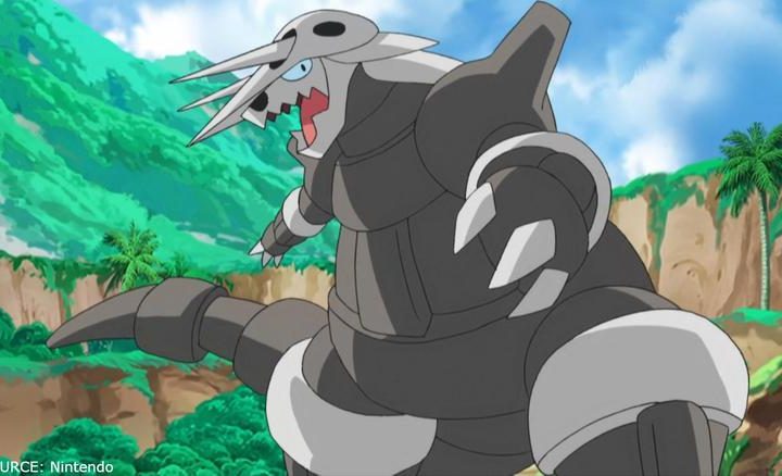 Aggron stands at the ready.