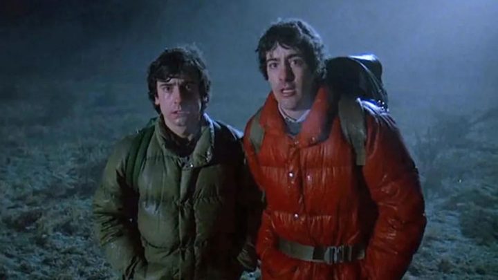 David Naughton and Griffin Dunne in "An American Werewolf in London."