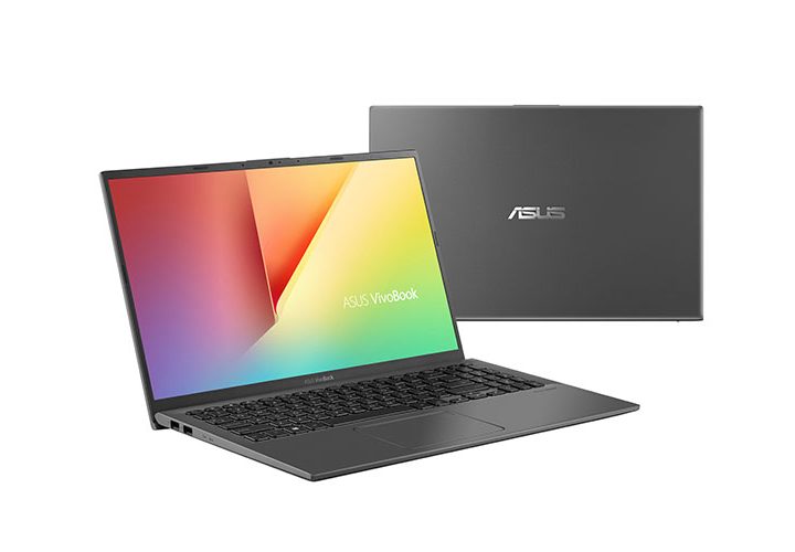 ASUS VivoBook on a white background.