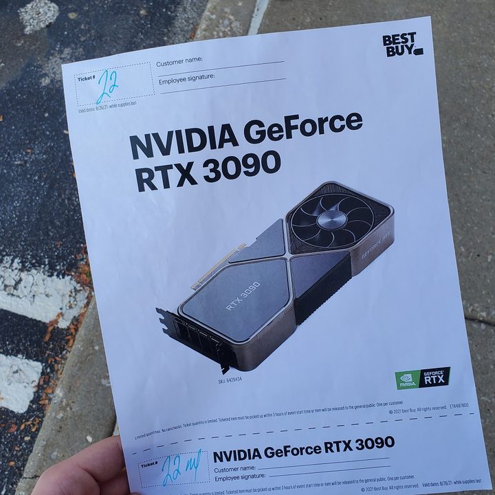 Best Buy RTX 3090 voucher.