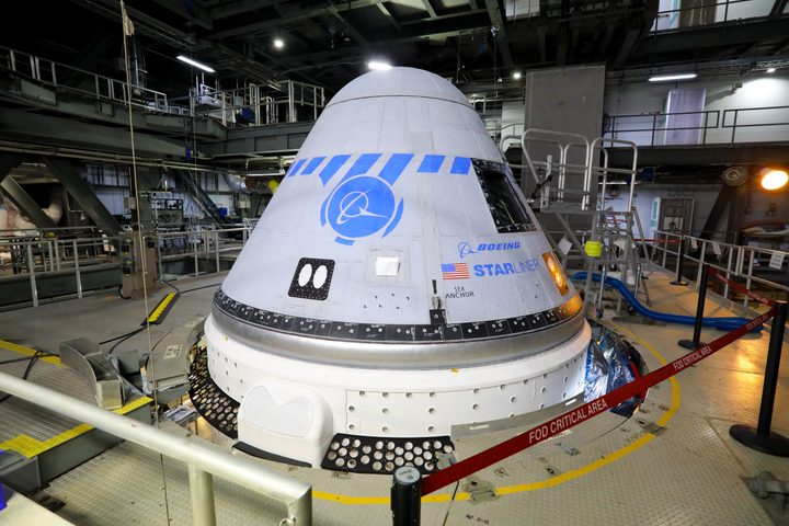 Boeing&rsquo;s CST-100 Starliner spacecraft.