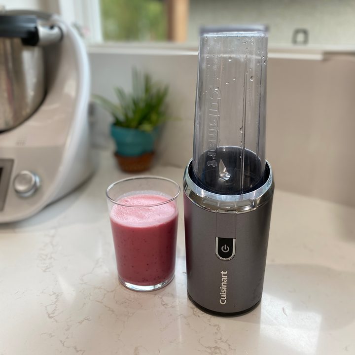 Smoothie made with Cuisinart Blender.